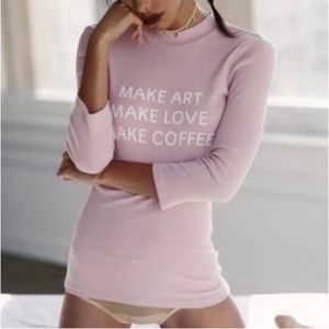 NWT Daydreamer nation x Dolls Kill mock turtleneck graphic longsleeve